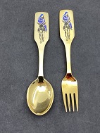 A Michelsen Christmas spoon/fork 1966