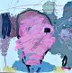Skovgaard, 
Peter (1960 -) 
Denmark: 
Composition. 
Acrylic on 
canvas. Signed. 
1 x 1 m. Verso 
signed ...