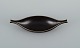 Stig Lindberg for Gustavsberg. "Pungo" ceramic bowl in black glaze.