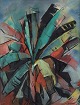 Swedish artist.
Abstract 
composition.
Oil on canvas.
Indistinctly 
signed.
Dated 1958.
In ...