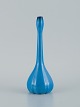 Limoges, 
France, hand 
painted 
porcelain vase 
in turquoise - 
organic slim 
shape in Art 
Deco ...