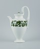 Meissen Green Ivy Vine. Kaffekande i håndmalet porcelæn.