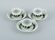 Meissen, Green 
Ivy Vine.
3 coffee cups 
with 
accompanying 
saucers.
Early 20th 
century.
In ...