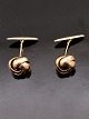 14 carat gold knot cufflinks