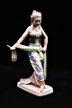 Dahl Jensen 
porcelain 
figurine of a 
Javanese 
Dancer. H:24,5 
cm. Decoration 
number: 1114. 
2.sort. ...