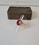 Vintage men's 
ring in 14 kt 
gold adorned 
with Carnelian 
Stamp 585 
Ring size 58