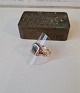 Vintage men's 
ring in 8 kt 
gold 
Stamped twice 
master stamp 
Ring size 71