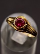 8 carat gold ring size 60 with topaz wear marks by the stone from goldsmith Hermann Siersbøl ...