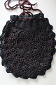 An antique beautiful handbag, handmade The closing is made with a stringInside there is ...