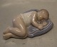 4496 RC Child 
sleeping on a 
pillow  4 x 15 
x 10 cm Holger 
Christensen
 Royal 
Copenhagen In 
mint ...