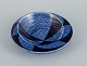 Vilhelm Bjerke 
Petersen 
(1909-1957) for 
Rörstrand. 
Bowl in glazed 
ceramic in blue 
...