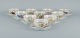 Royal 
Copenhagen, 
Saxon flower.
A set of ten 
antique teacups 
and matching 
saucers.
Approx. ...