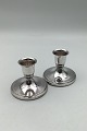 Makon Ras Scott 
Skotner Silver 
Candlesticks 
(2) Measures H 
6 cm (2.36 
inch) Combined 
weight ...