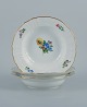 Royal 
Copenhagen 
Light Saxon 
Flower. Three 
deep plates in 
hand-painted 
porcelain.
Model number 
...
