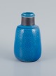 Nils Kähler (1906-1979) for Kähler. Vase i glaseret keramik. 
Smuk glasur i blå nuancer.