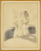 Aage Sikker 
Hansen. Rare 
original 
drawing in 
frame. 
Dimensions: 52 
x 41 cm. Signed 
and dated ...