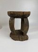 Stool, Africa, 
20th century. 
The stool is 
cut in one 
piece and an 
upper and lower 
part, ...