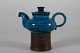 Herman A. 
Kähler
Small teapot 
with turquoise 
glaze. 
The base is 
left unglazed.
Height 13 ...