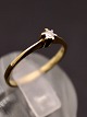 14 carat solitaire gold ring size 51-52 with diamond subject no. 523624