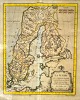 Map of Sweden. 1762. France. Hand-colored copper engraving. Made by Robert de Vaugondy. Engraved ...