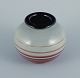 Ilse Claesson 
for Rörstrand, 
hand painted 
art deco vase 
in earthenware.
The 1930s.
In great ...