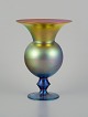 WMF, Germany. Vase in iridescent Myra art glass.
1930s.