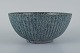Arne Bang, ceramic bowl in grooved design, glaze in shades of blue
Model No. 123.