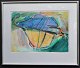 Moe, Odd (1944 
- ) 
Denmark/Norway: 
Composition. 
Watercolor on 
paper. Signed 
1989. 35 x 51 
...