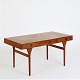 Nanna Ditzel. 
Free-standing 
teak 
cassette-shaped 
desk, frame 
with three 
integrated 
drawers, on ...