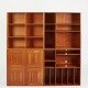 Morgens Koch. Bookcases and cabinets of solid Oregon pine, consisting of three bookcases with ...
