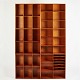 Morgens Koch. Six shelving sections of solid Oregon pine with shelf division Each module ...