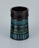 Olle Alberius 
for Rörstand, 
Atelje, ceramic 
vase with 
geometric 
pattern.
1960s.
Marked.
First ...