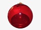 Kastrup Holmegaard red glass ball for hanging or to put on top of a vase.These were produced ...