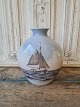 B&G vase 
decorated with 
sailboat 
No. 8779 - 
506, Factory 
first 
Height 24 cm.