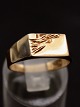 10 carat gold ring size 65 in modern design from jeweler Herman Siersbøl Copenhagen item no. 525248