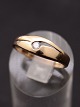 8 carat gold ring size 58 with clear stone from Guld Design Horsens item no. 525255