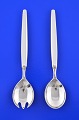 Georg Jensen 
sterling 
silver, 
flatware 
Cypress. 
Serving set, 
sterling silver 
with steel. ...