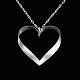 Leon Kastbjerg 
Nielsen. Large 
Sterling Silver 
Heart Pendant.
Designed and 
crafted by Leon 
...