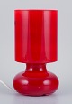 Scandinavian 
designer, table 
lamp in 
burgundy glass.
Late 1900s.
Handmade.
Dimensions: H 
25.0 ...