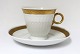 Royal 
Copenhagen. Fan 
with gold. 
Little Coffee 
cup. Model 
11538. (1 
quality)