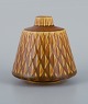 Gunnar Nylund for Rörstrand, "Eterna" ceramic vase with glaze in yellow-brown ...