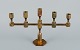 Gusum, 
Metallslöjd, 
brass 
candlestick - 
For five 
candles.
Swedish 
modernist ...