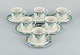 Villeroy & Boch, Germany, a six-person "Pasadena" porcelain coffee service.