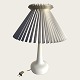 Holmegaard, Le 
Klint, White 
table lamp, 
Model 311, 48cm 
high (Incl 
socket), 14cm 
in diameter, 
...