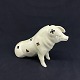 Height 15 cm.
Length 24 cm.
Unusually 
decorated 
sitting piggy 
bank from the 
1950s.
It is ...