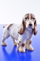 Bing & Grondahl 
figurine, 
Cocker spaniel 
no. 2172. 
Height 8 cm. 
Length 11 cm.  
inches. 1. ...