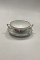 Royal Copenhagen Light Saxon Flower Bouillon Kop with handle No 1872