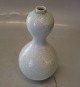 RC F 746 Gourd 
shaped snow 
crystal glazed 
vase 17.8 cm 
Valdemar 
Engelhart Royal 
Copenhagen  ...