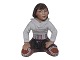 Dahl Jensen 
figurine, girl 
from Greenland.
The factory 
mark tells, 
that this was 
produced ...