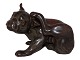 Large Bing & 
Grondahl art 
pottery 
figurine, 
French Bulldog.
Designed and 
signed by 
artist ...